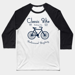 Classic Bike Riding Company Baseball T-Shirt